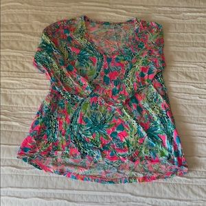 Lilly Pulitzer 3/4 sleeve top